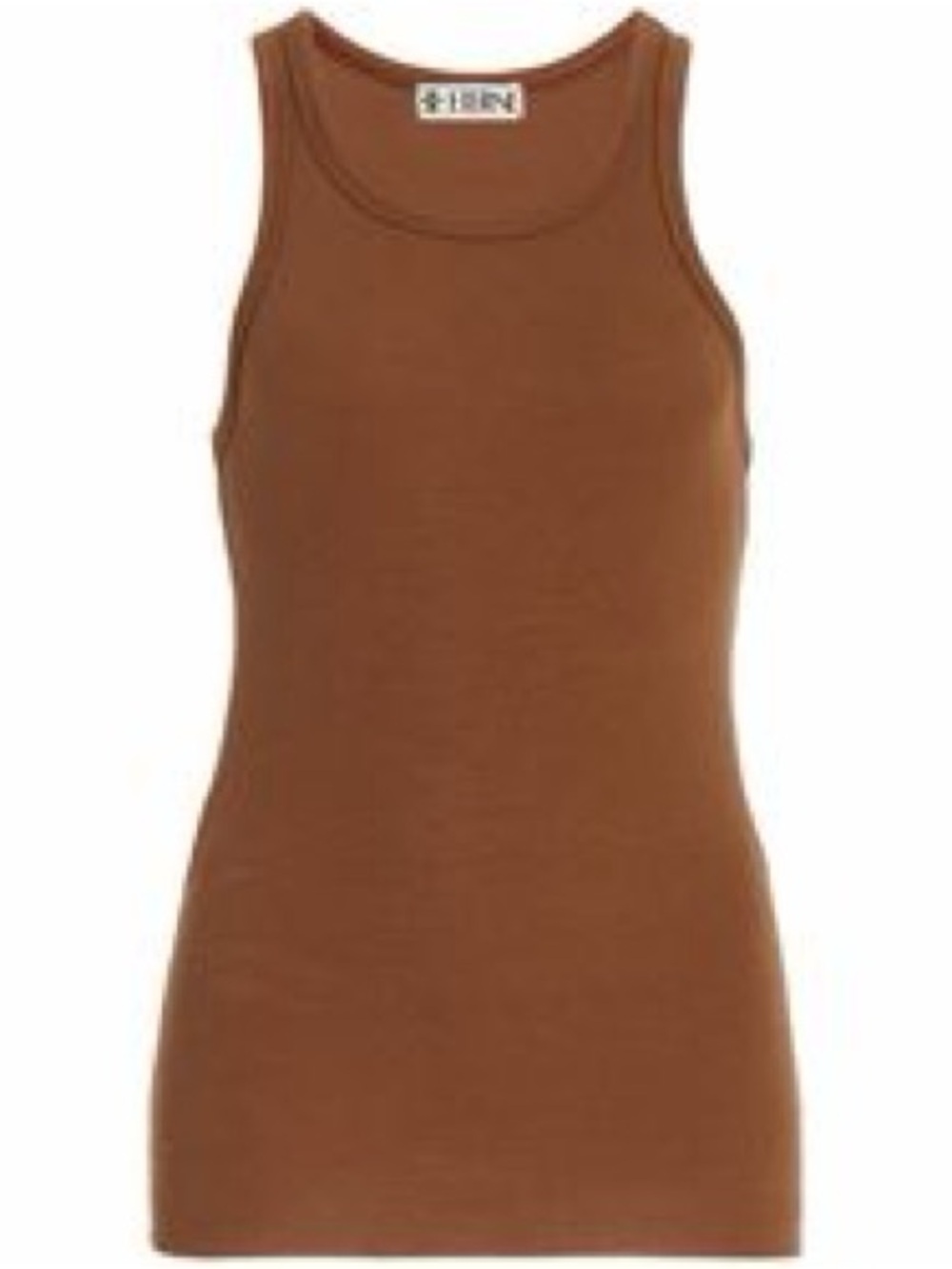 Eterne High Neck Ribbed Tank Top - Picture 5 of 5